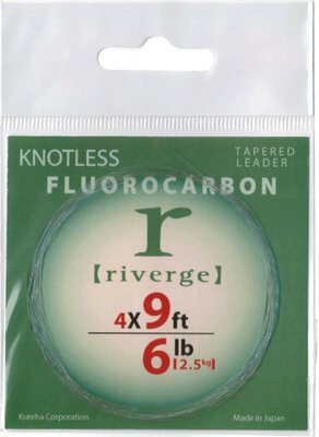 Riverge Riverge 9ft Salmon & Trout Leader Fluoro